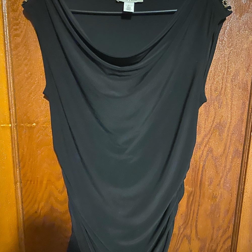 White House Black Market Black Sleeveless Top